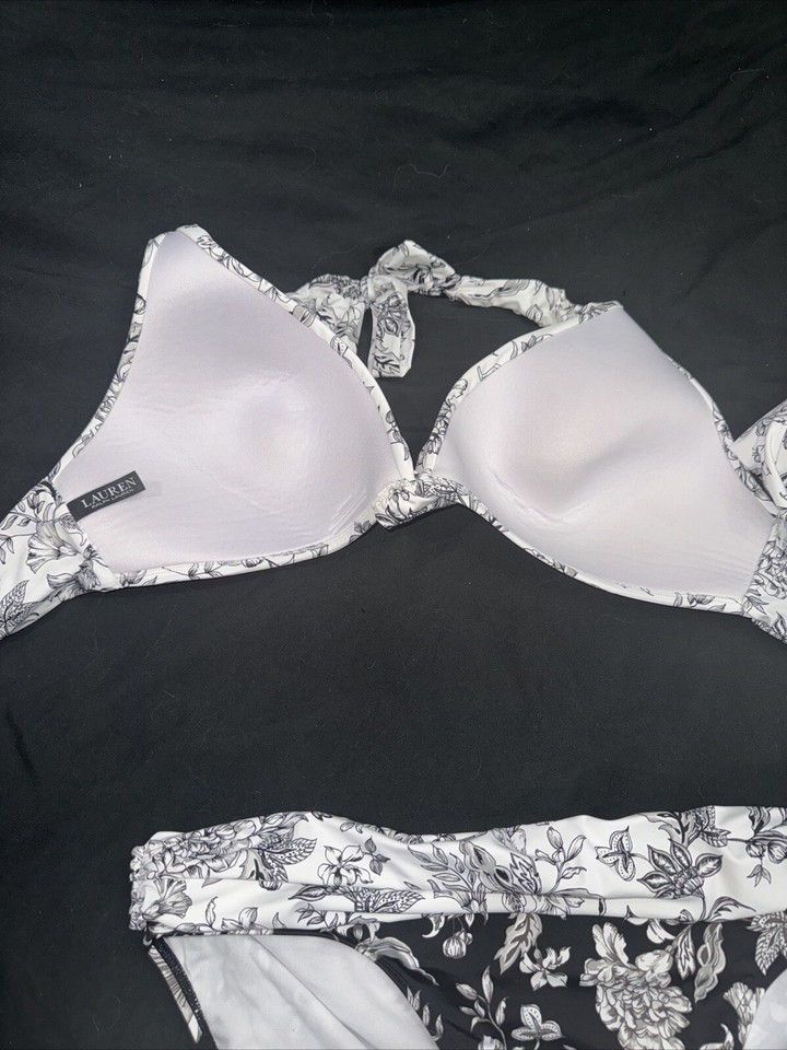 Ralph Lauren Women’s Swim Size 16 Bikini Halter Swimwear eBay