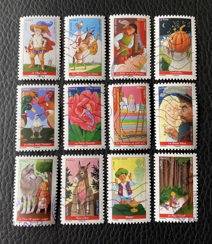 Serie "Märchen" - 12 Briefmarken Frankreich 2021 - DL51