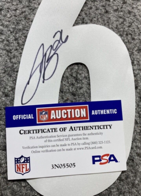 【SALE】MLB ゴードン・ベッカム直筆サイン入りユニフォーム Saquon Barkley Hand Signed Autograph Jersey Number ~ NFL PSA COA