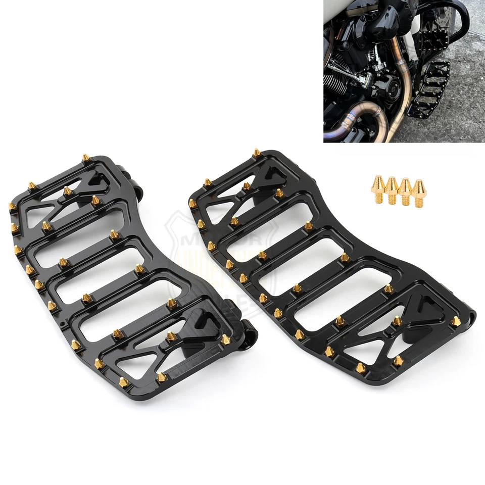 Floorboards Floor Boards Brake Pedal For Harley Electra Glide Street Glide 88-24 Foto 2 de 4