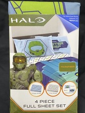 Halo Master Chief Sheet Set boys bedding Twin or Full new
