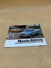1979 MAZDA B2000 SALES BROCHURE CATALOG BOOKLET