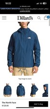  NEW Men The North Face Antora Jacket Shady Blue NF0A7QEY MPF , Sz L