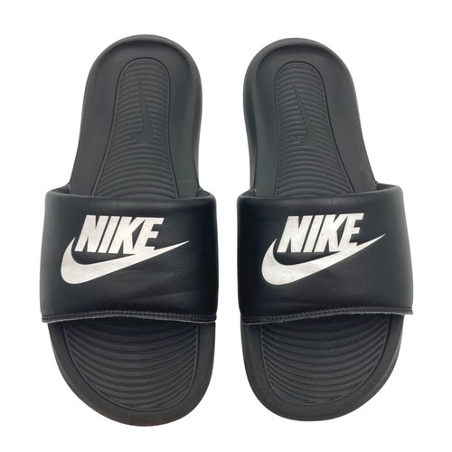 Sandalias chanclas Nike para mujer VICTORI One Slide CN9677-005 talla 9 negras blancas - Imagen 4 de 13