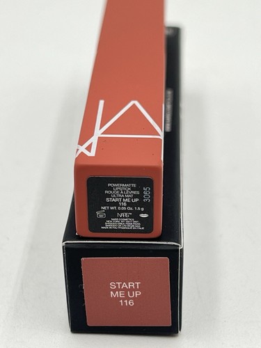 NEW NARS START ME UP 116 Warm Pink Brown POWERMATTE LIPSTICK Color 1.5 G - Picture 9 of 14