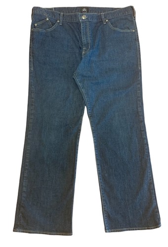 Rock & Republic NEIL Jeans Size 42x30 Dark Wash Straight Leg Denim Jeans - Picture 1 of 9