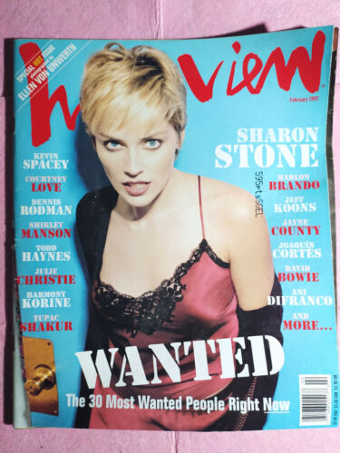 MAGAZINE ANDY WARHOL'S INTERVIEW - Kevin Spacey - Courtney Love - FEBRUARY 1997 - Imagen 1 de 2