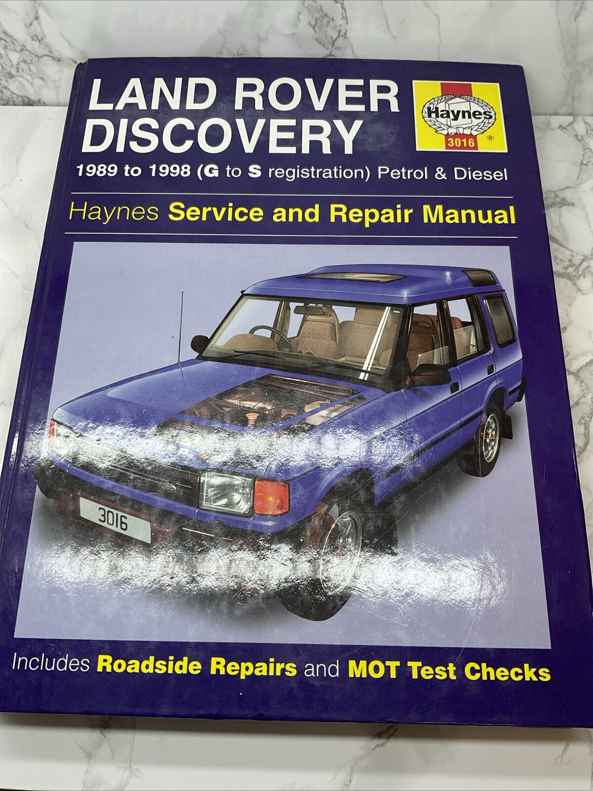 Haynes 3016 Workshop Manual Land Rover Discovery (1989 - 1998)