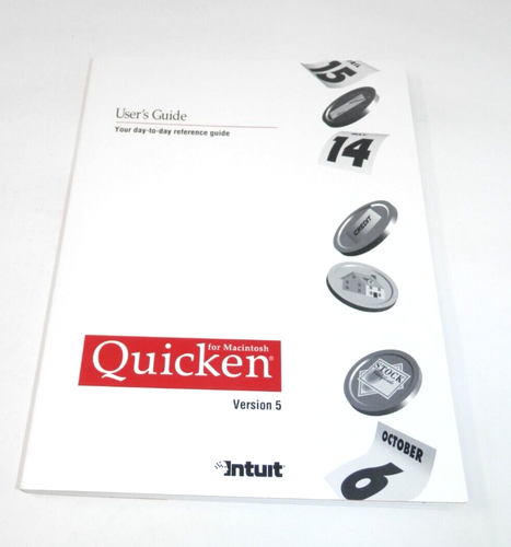 Quicken for Macintosh Version 5 New for 95 • 3.5" Floppy Big Box Software Intuit - Picture 4 of 16