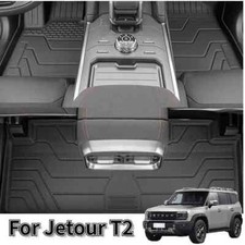 Floor Mats Front Rear Cargo Liner Mat Waterproof Anti-Slip Foot Pads Trunk Mats