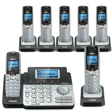 Vtech DS6151 2-Line Answering System with Dual Caller ID/Call Waiting 7 Handse