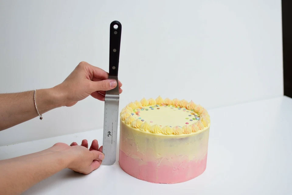 Paleta de espátulas de hielo inclinado TALA espátulas de hielo en ángulo esparcidor pasteles hornear  Foto 3 de 4