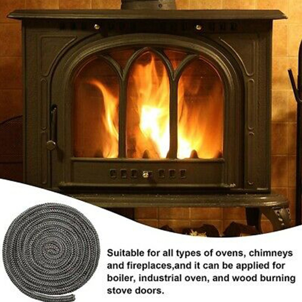 Stove/Fire Rope Wood Burning Stove 2m Length Log Burner Door Seal High  Quality | eBay