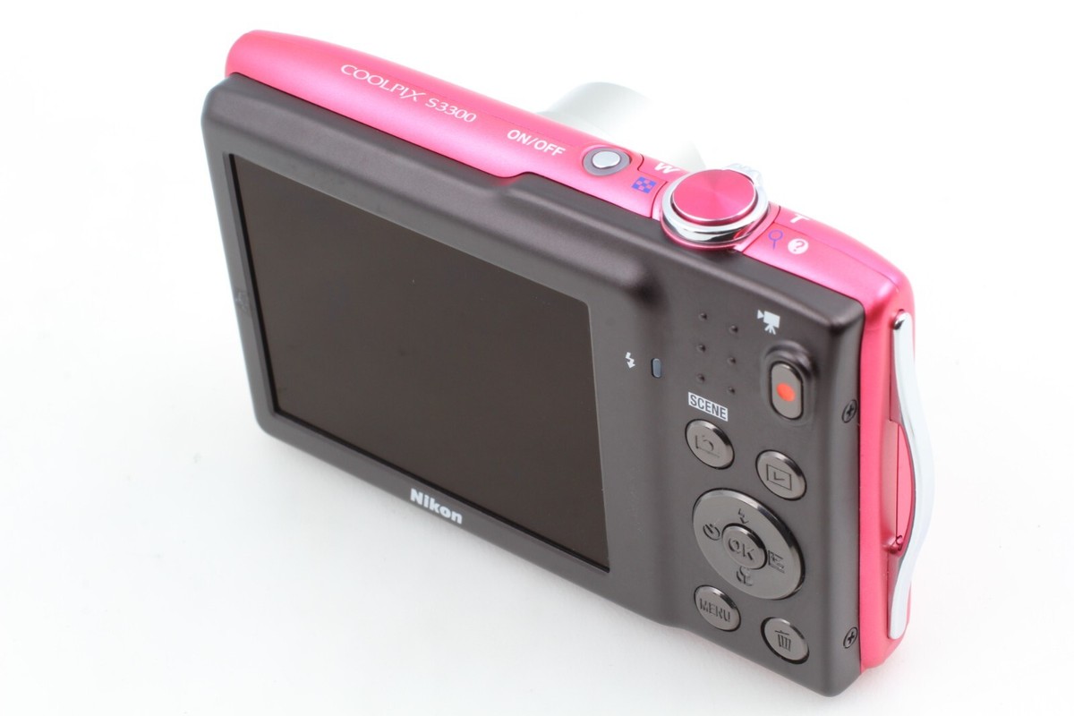 MINT] Nikon COOLPIX S3300 Strawberry Pink 16.0MP Camera From