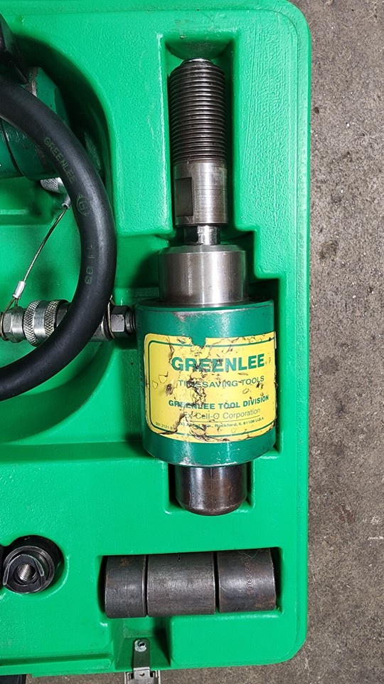 GREENLEE 7306 Hydraulic Knockout Punch Set Used **Excellent Condition