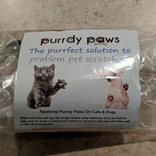 Purrdy Paws Pet Soft Nail Covers Black & Gold