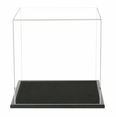 300 mm Würfel Vitrine mit Holzsockel