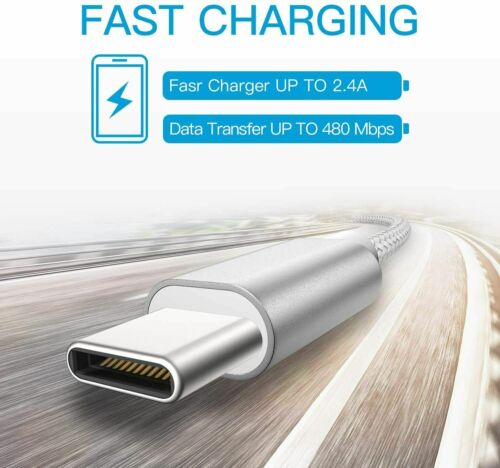 2 Pack Fast Charging Cord Type C Cable USB-C For Samsung Galaxy A10E A20 A50 - Picture 3 of 17