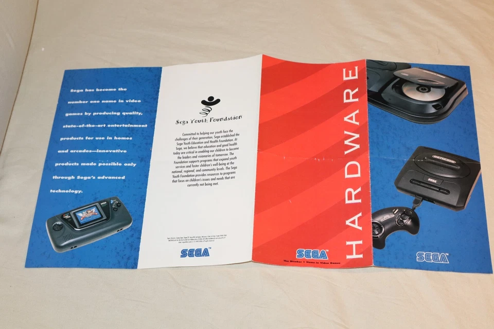 OEM Sega Hardware Genesis CD Pamphlet ONLY Welcome to the Next Level - Image 4 of 4