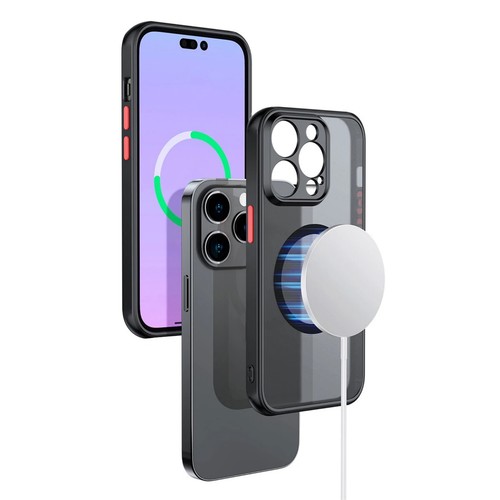 Coque Housse iPhone 11 12 13 14 15 16 pro max Silicone Case Magnet Magsafe - Photo 2 sur 7