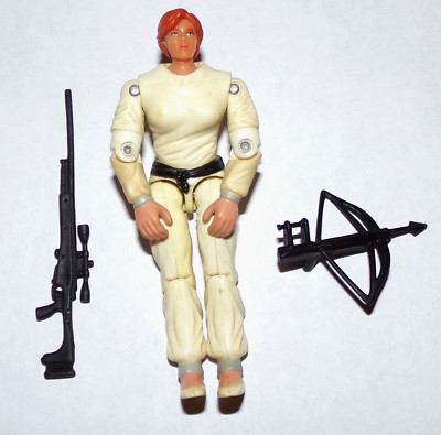 2004 GI Joe Scarlett 3.75'' Action Figure Comic Pack & Original Accessories