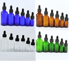 5ML-100ML Glass Reagent Liquid Pipette Bottle Eye Dropper Aromatherapy Bottles