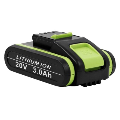 Für Worx 20V MAX 3,0Ah Akku Lithium-Ionen WA3553 WA3551.1, WA3572, WX390 WX176