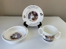 Vtg 1997 Royal Doulton Beatrix Potter FW & Co. Tabitha Twitwich 3 Piece Set