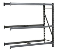 60 X 24 X 72 Add-on Steel Shelving Unit, Gray - 7yc27 60 X 24 X 72 Add-on Steel Shelving Unit, Gray - 7yc27