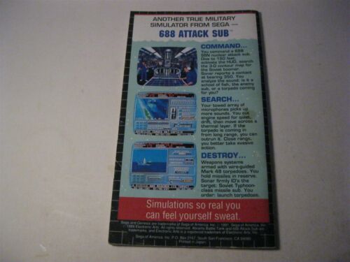 M-1 Abrams Battle Tank Sega Genesis instruction manual only - Picture 2 of 2