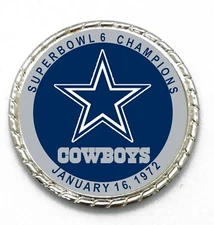 Tribute Coin Dallas Cowboys Super Bowl Championship