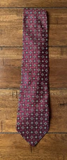 Men’s Mark Alexander 100% Silk Tie Red