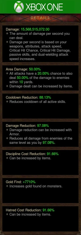 Diablo 3 RoS Xbox One | Series X/S Softcore | Ancient Modded Demon Hunter Set - Image 2 of 4