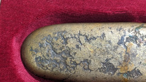 GIAPPONE "Tenpō Chōgin 6 francobolli" (1837-1858) 136,81 g 89,24 mm C# 9b e custodia 36-A3443 - Foto 10 di 17