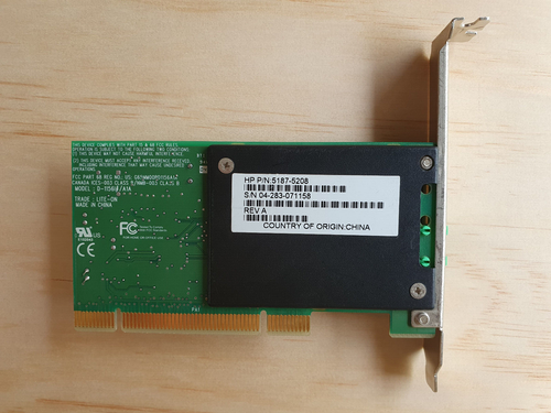 LITE-ON D-1156I #/A1A 56K PCI MODEM - HP PN: 5187-5208 - TESTED WORKING - Picture 2 of 3