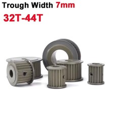 HTD 3M Timing Belt Pulley AF-Type 32-44T Hard Oxidation For 7mm Wide Timing Belt