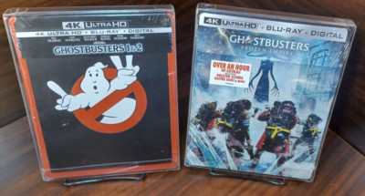 Ghostbusters 2 Movies+Frozen Empire 4K Steelbook-NEW-PROTECTIVE SLEEVE-Free S&H!