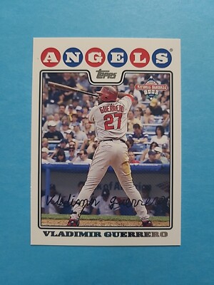 VLADIMIR GUERRERO 2008 TOPPS NATIONAL BASEBALL CARD DAY # 5 G2640