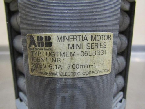 ABB UGTMEM-06LBB31 Mini Series DC Servo Motor Yaskawa TG-7SVC - Picture 7 of 9