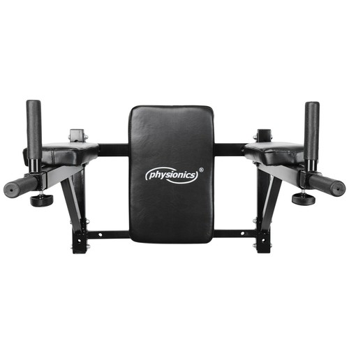 Physionics® Dip Station Dips Barres Dipper Barre de traction Pull Up Montage mural - Photo 8/12