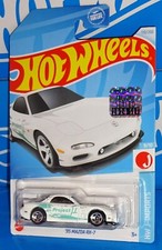 Hot Wheels 2024 Factory Set HW J-Imports #170 '95 Mazda RX-7 White w/ 5SPs
