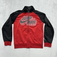 Nike Jordan Jumpman Full Zip Jacket Lightweight Youth Boy's Large 6-7 Years