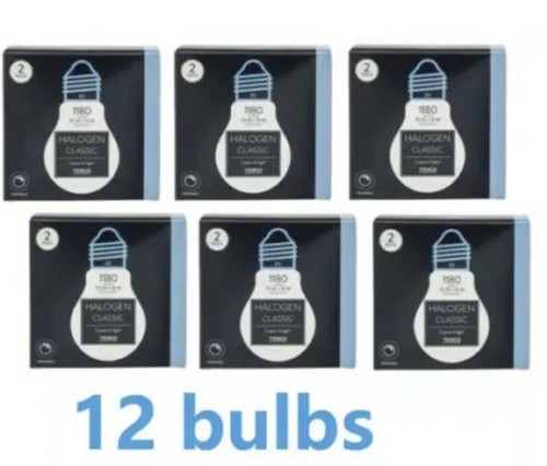 6 PACKS OF 2 12 TESCO HALOGEN 70W 91W EDISON SCREW DIMMABLE LIGHT 6-packs-of-2-12-tesco-halogen-70w-91w-edison-screw-dimmable-light