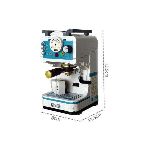 Building Blocks Set MOC Retro Coffee Machine & Toaster Kids Toys Simulation - Picture 2 of 8