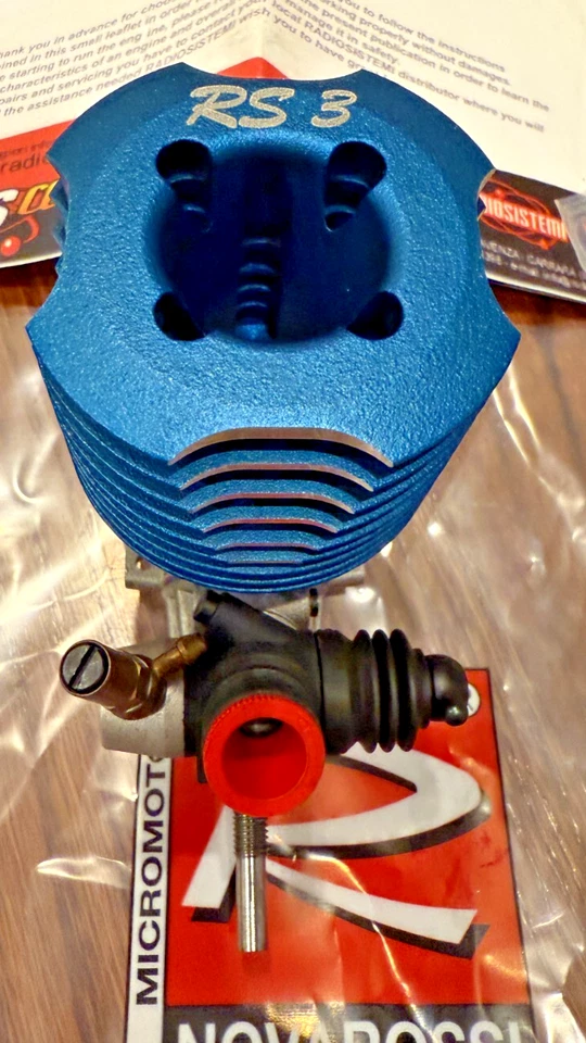 Vintage Rare Crono Novarossi Made RS-3 .21 3 Port 1/8 Offroad Hand Built Buggy - Image 2 of 4