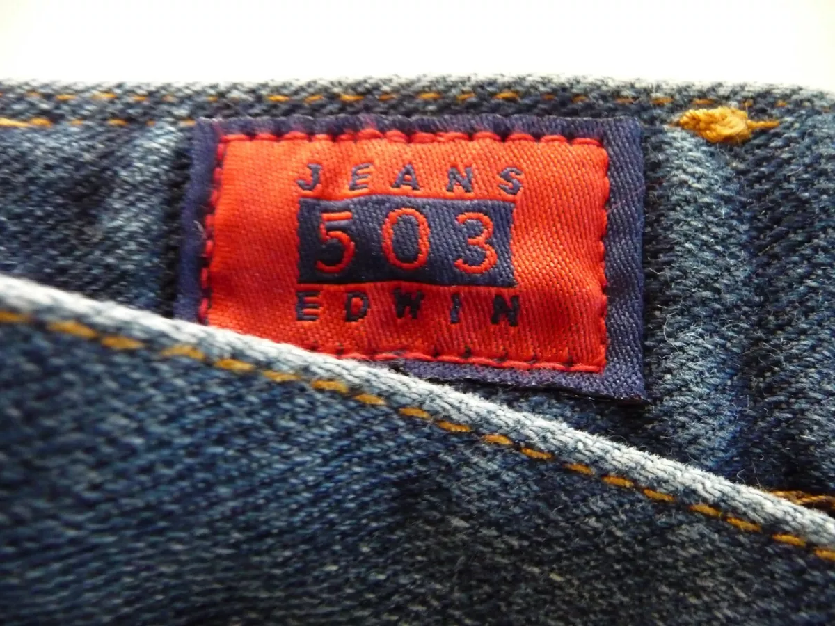 EDWIN vintage made in Japan women's 503 distressed jeans size 27