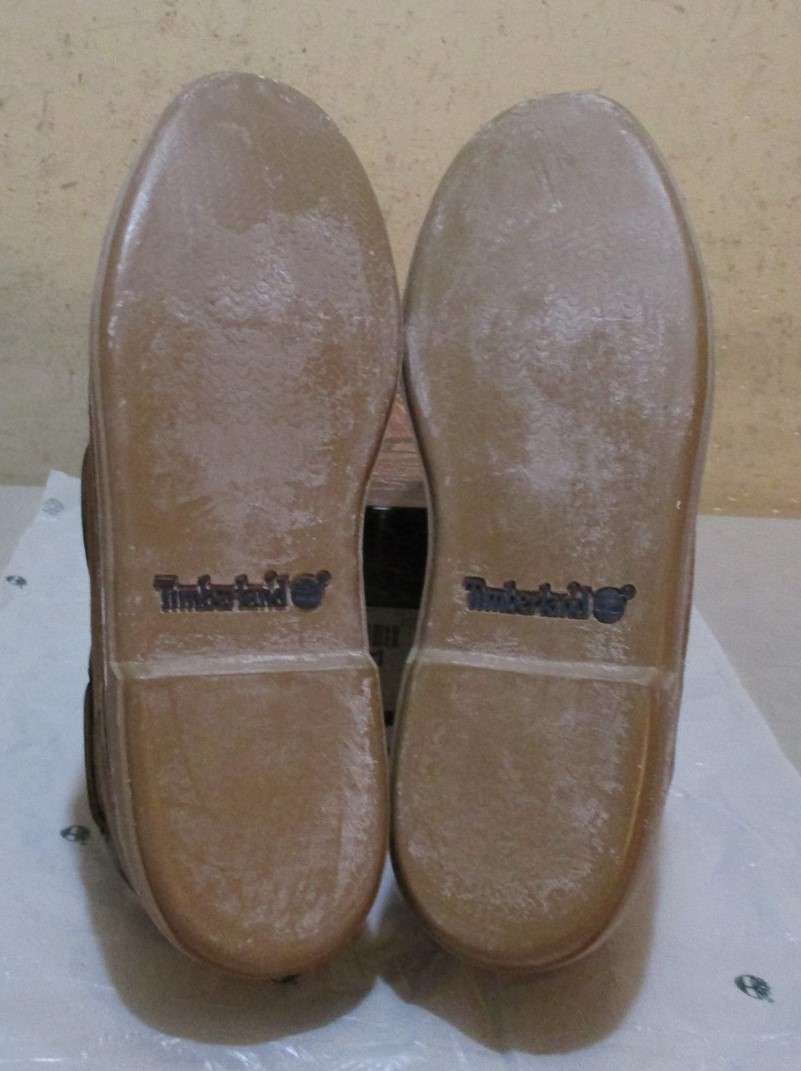 ココ New Timberland #21027 10.5 M coco/brown nylon canvas/oil-tanned
