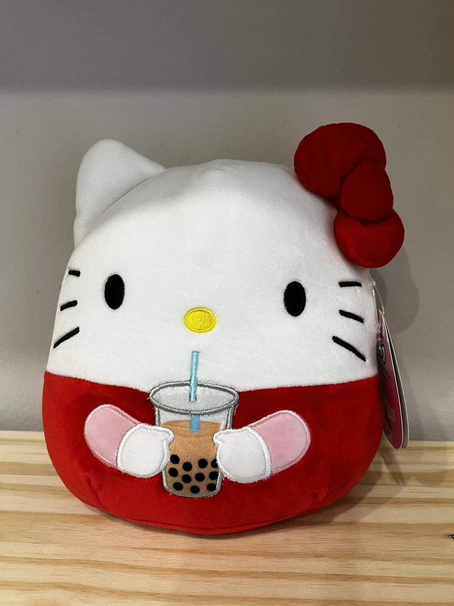 Squishmallows Hello Kitty With Boba Plush HT Exclusive