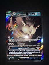 POKEMON  Raticate Di Alola Gx Tempesta Astrale ITALIANO Ita Carta 85/168
