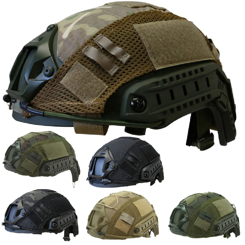 KOMBAT UK KombatUK Armee Militär Soldat Airsoft Ripstop Taktisches Netz Schnellhelm Abdeckung